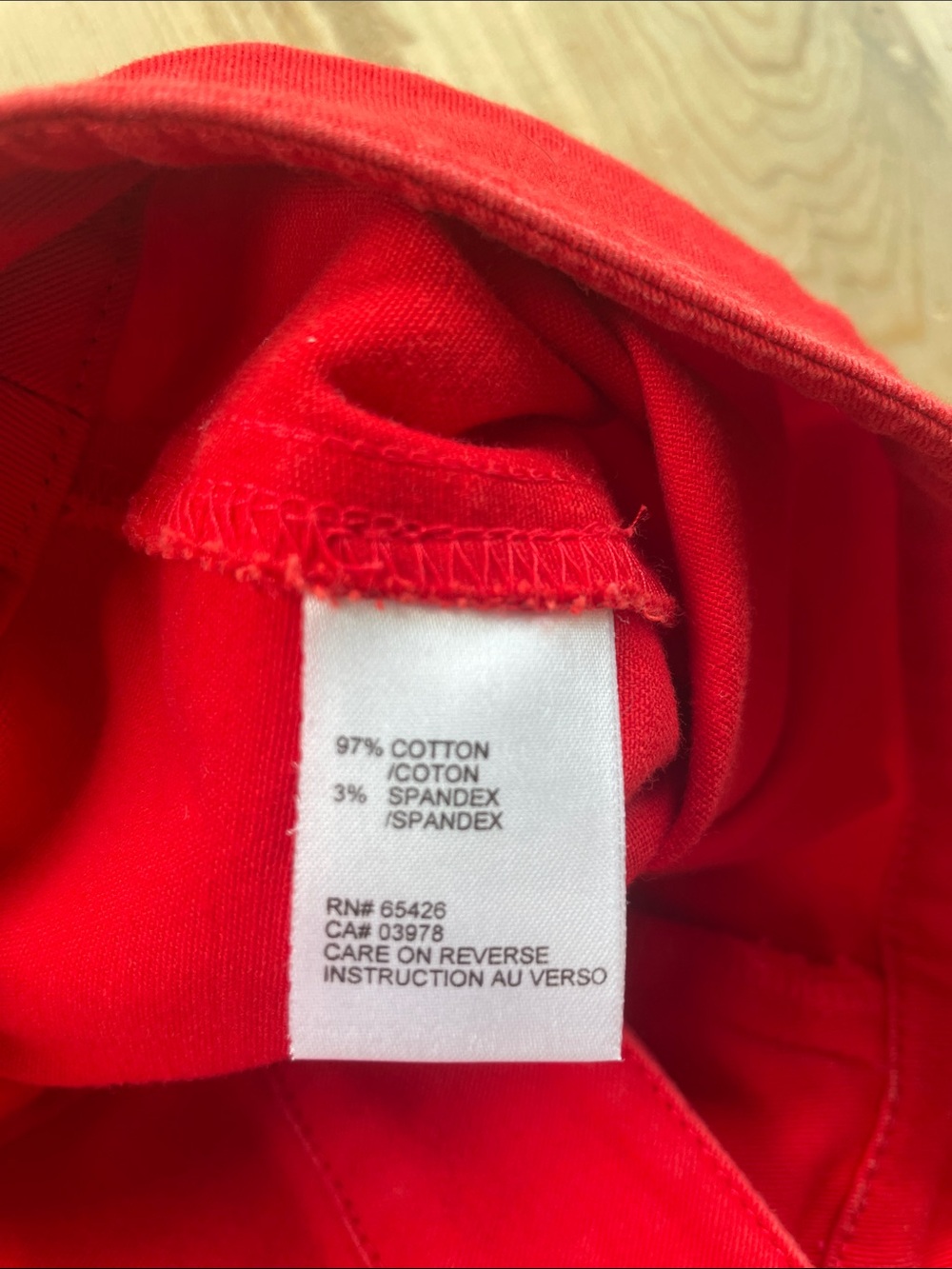Northern Isles Red Straight Leg Pants Size 8 Preppy Coastal Country Club Chic 8 - Picture 3 of 6